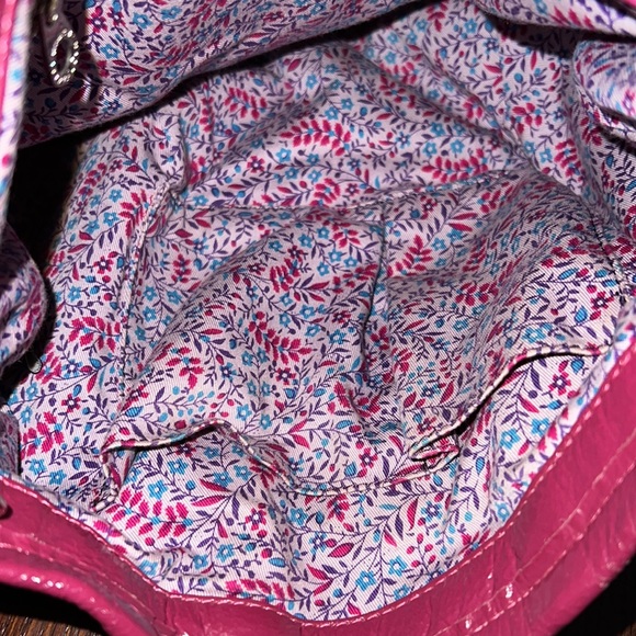 Marc by Marc Jacobs Shoulder Bag Purse Optional Chain Patent Leather Pink/Purple - Picture 7 of 16